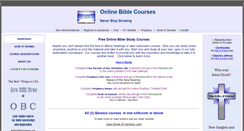Desktop Screenshot of onlinebiblecourses.org