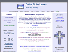 Tablet Screenshot of onlinebiblecourses.org